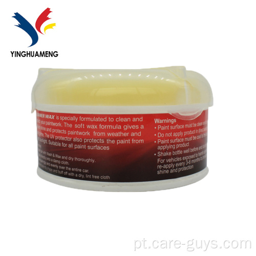 Cars Ultra Gloss Gloss Polishing Wax com Carnauba